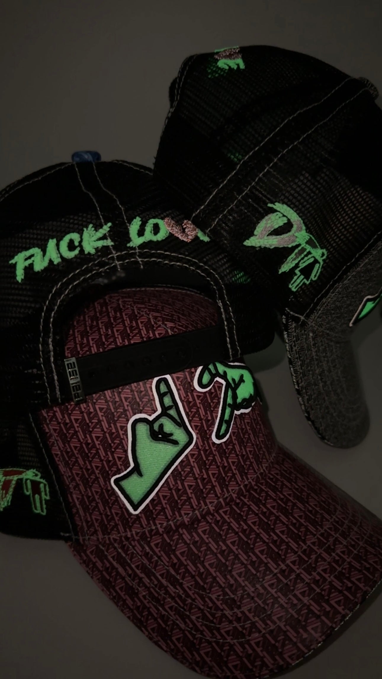 Fuck Love Trucker Hat